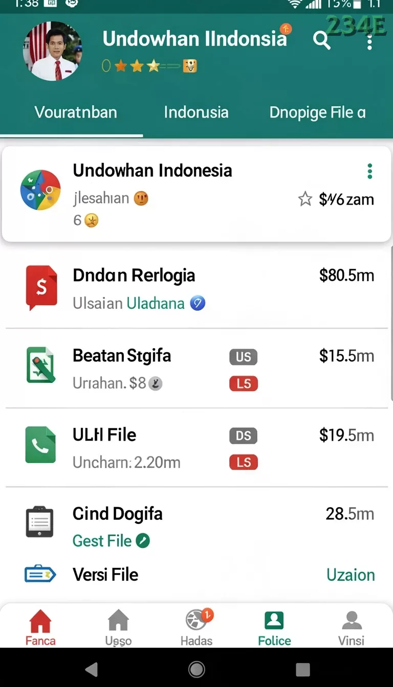 Cuplikan layar LEDAKGG — pengaturan akun