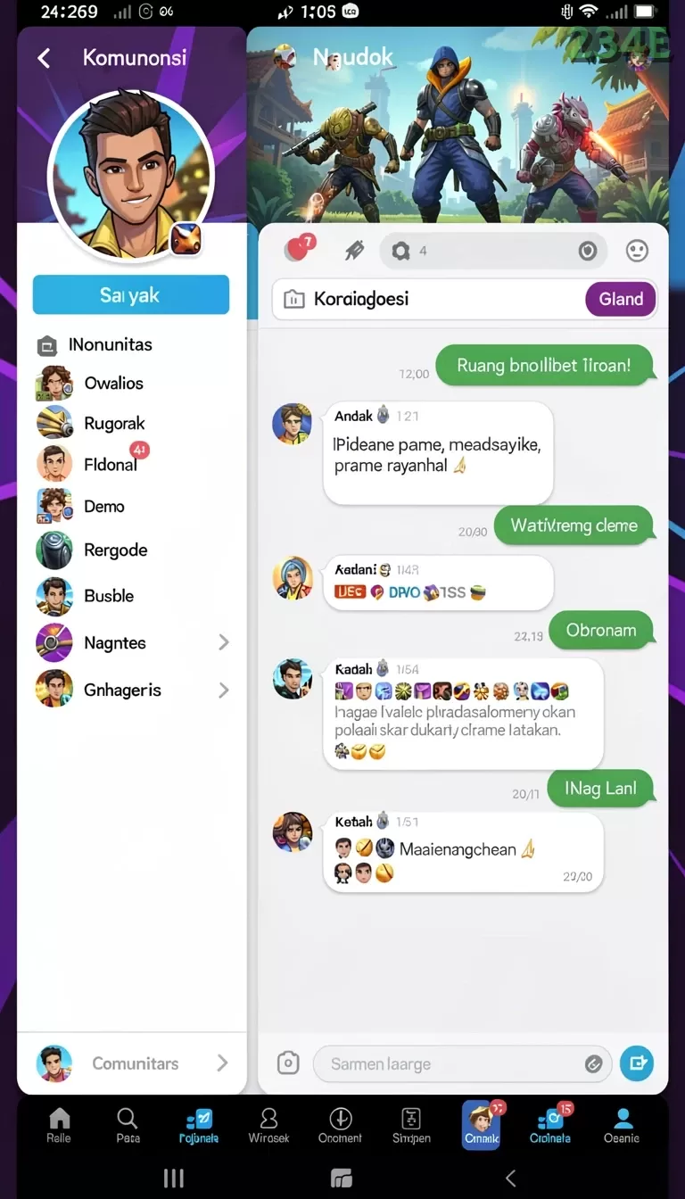 Cuplikan layar KG778 — halaman utama